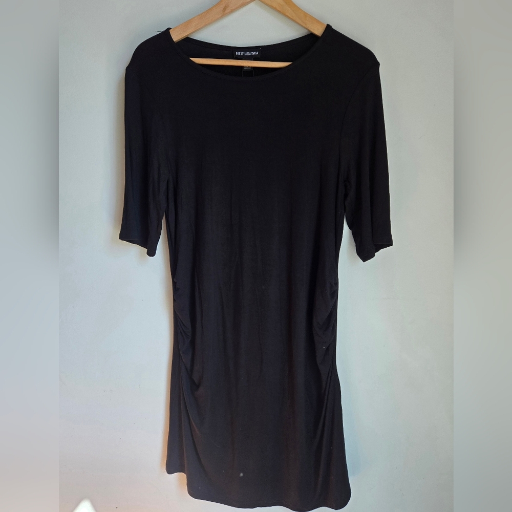 New PRETTY LITTLE THING Black Maternity Dress
